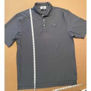Men's Original Houndstooth Driway gray polo size L